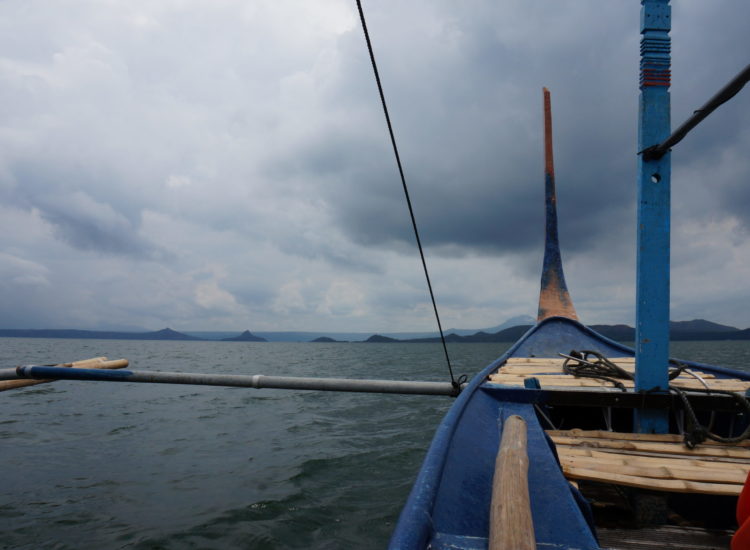 Bateau volcan Taal - Philippines