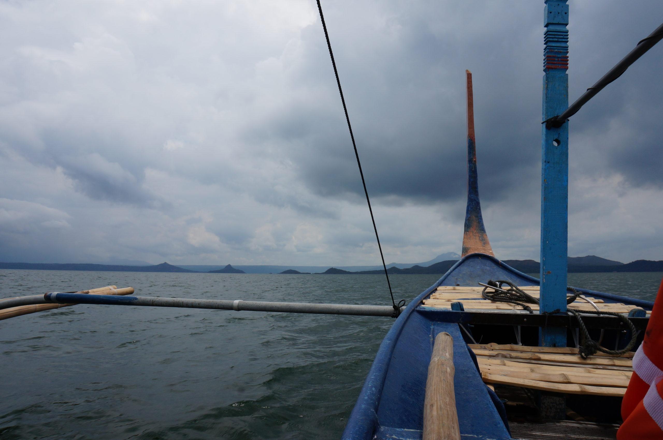 Bateau volcan Taal - Philippines