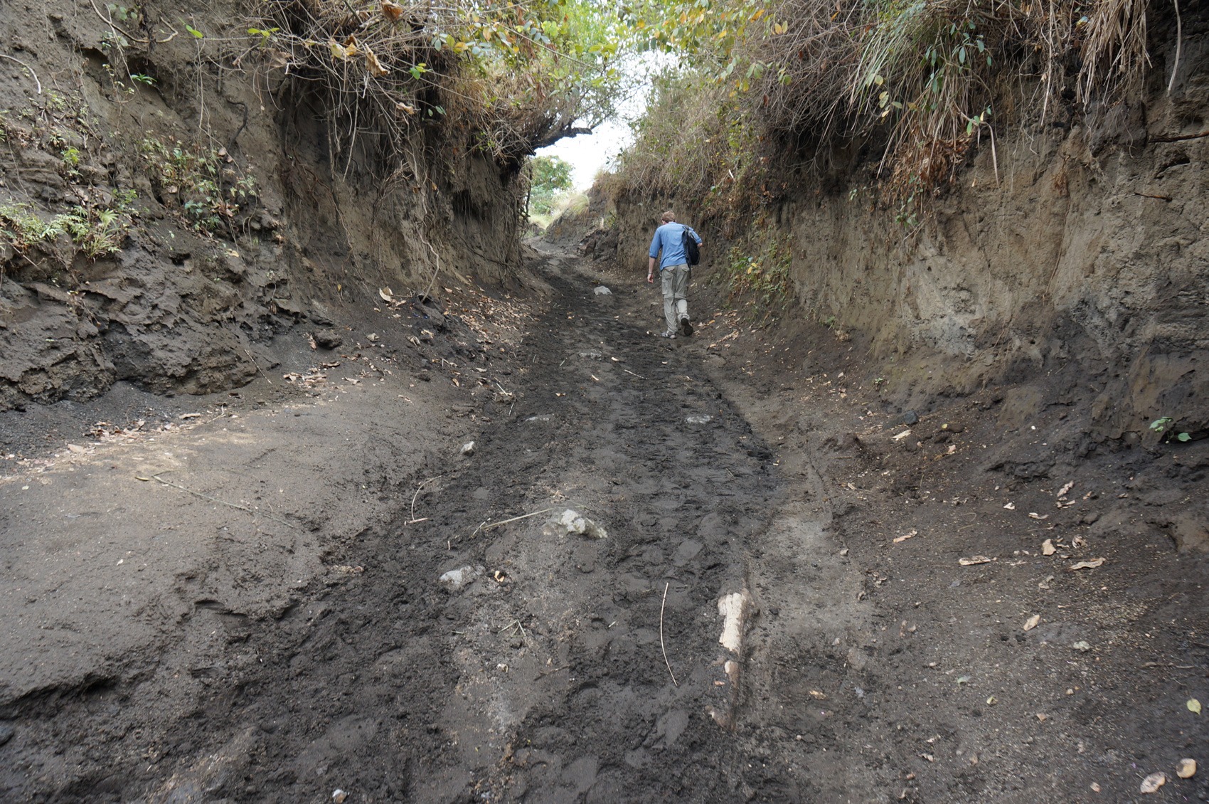 Chemin volcan Taal - Philippines