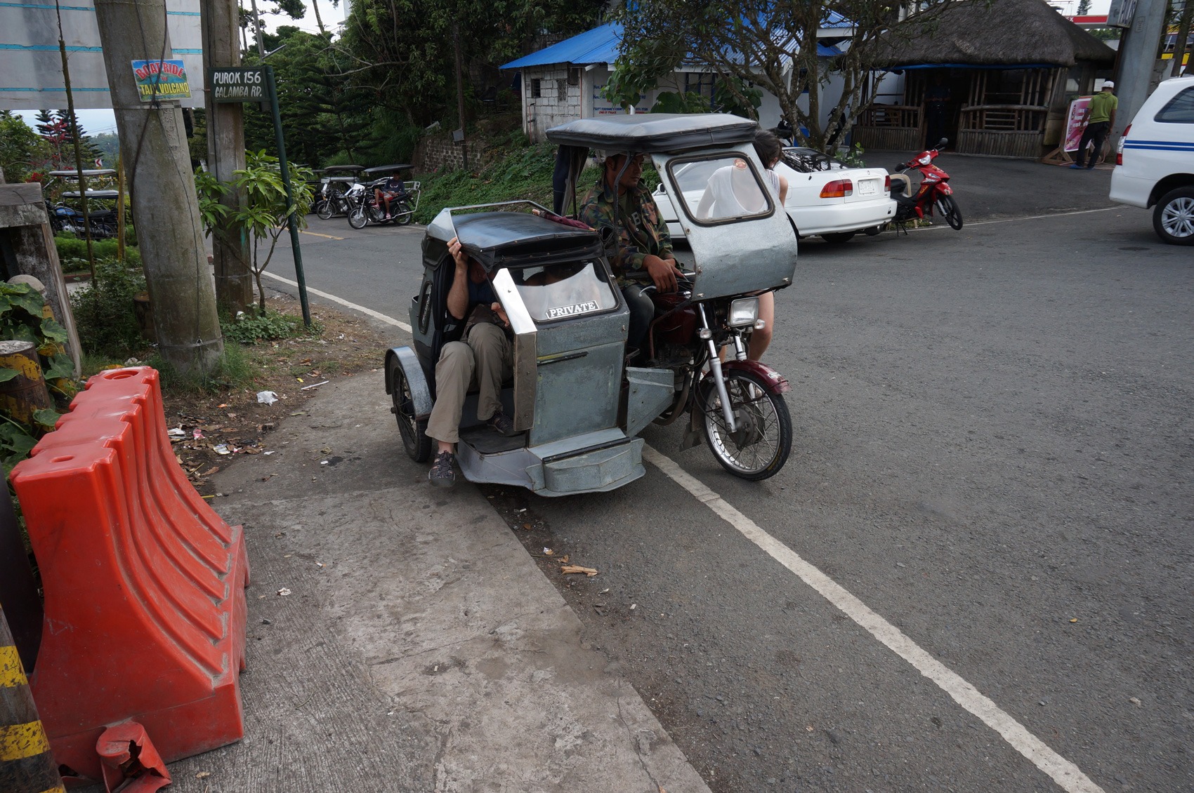 Tricycle volcan Taal - Philippines