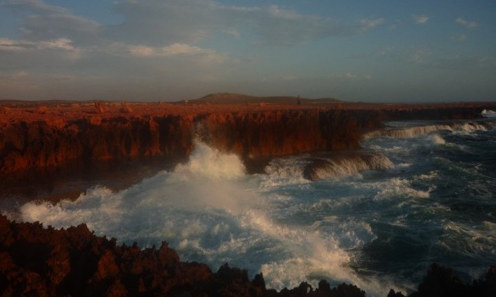 Blowhole by night - australie