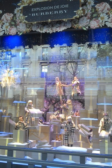 Vitrine de Noel aux Galeries Lafayettes