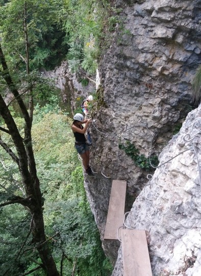 Via ferrata St vincent de mercuze