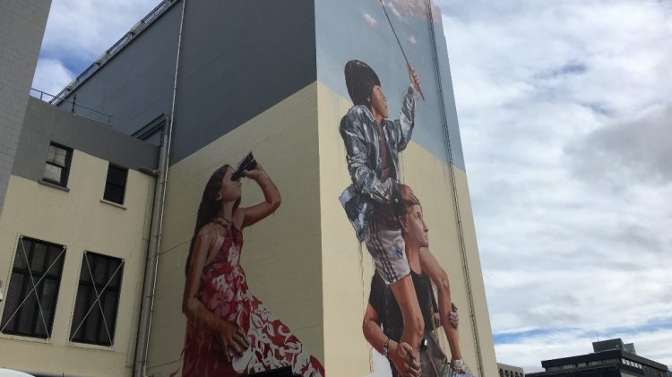 Street art à Dunedin