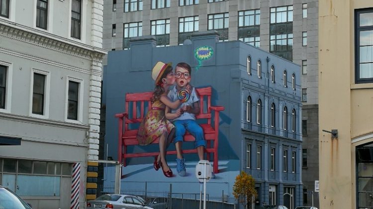 Street art à Dunedin