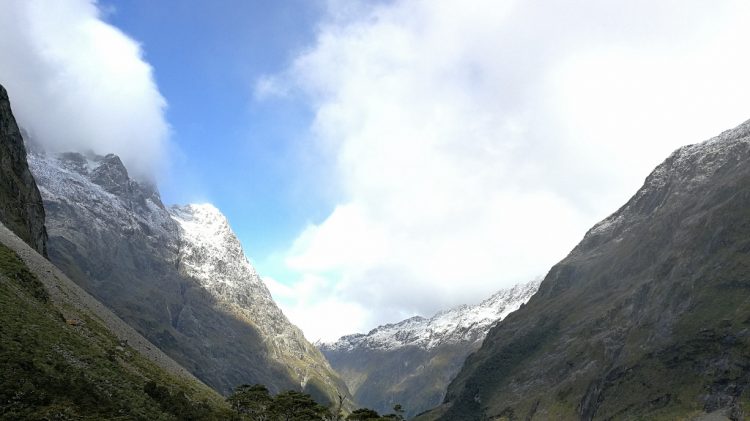 Route entre Te Anau et Milford Sound