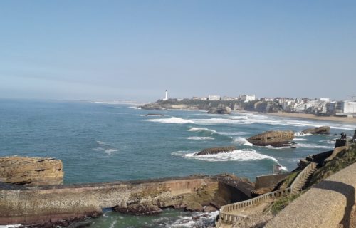 La mer à Bizarritz