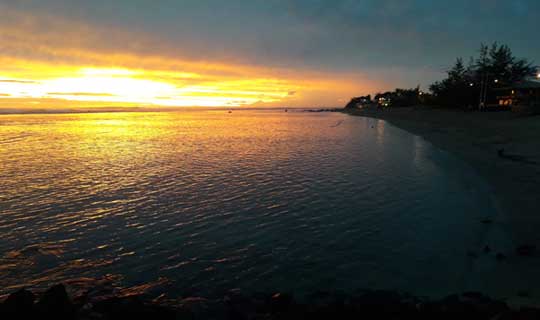 Coucher de soleil Saint Pierre - la Réunion